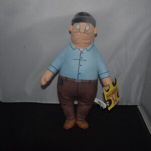 14" Uncle Teddy plush Bobs Burgers NWT